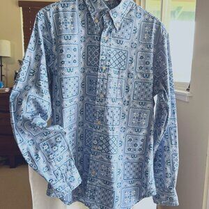 Reyn Spooner Mens Long Sleeve Button Up Tailored Fit Shirt Size S